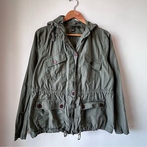 Sere Nade Hooded Field Jacket Women’s Large Olive Green